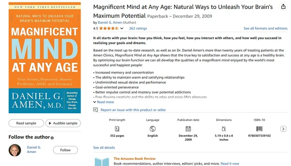 Magnificent Mind at Any Age by Daniel G. Amen