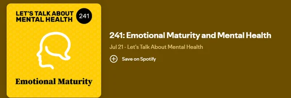 Emotional Maturity and Mental Health