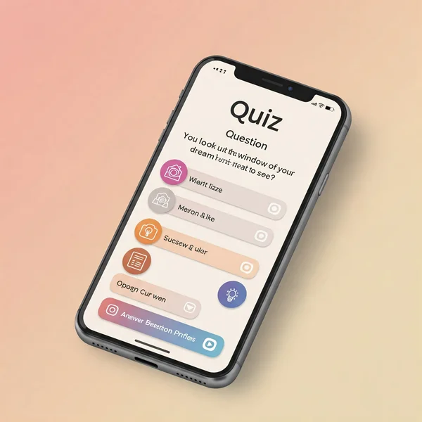 Mental age test quiz interface question example screen
