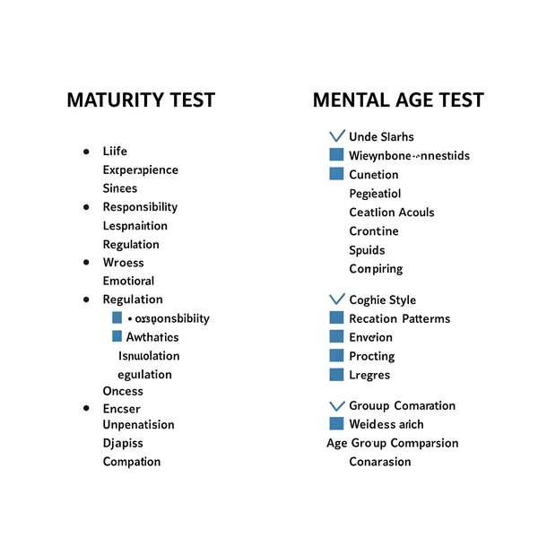 Maturity test vs mental age test