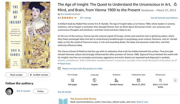 The Age of Insight by Eric Kandel